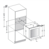 Vinska vitrina mQuvee WKD25AB