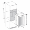Vinska vitrina mQuvee WKD49FGB