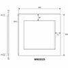 Vinska vitrina mQuvee WKED25PRP
