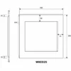 Vinska vitrina mQuvee WKED25PRP