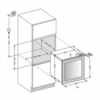 Vinska vitrina mQuvee WKED25PRP