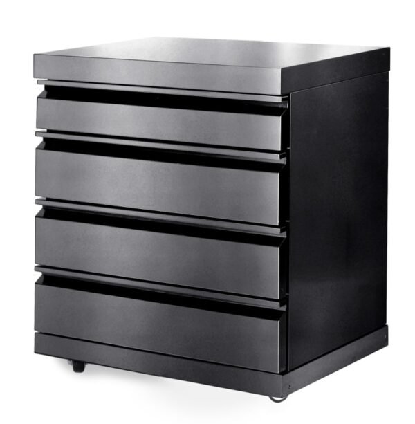 black-collection-module-with-4-drawers-1 Robusten črn modul s predali