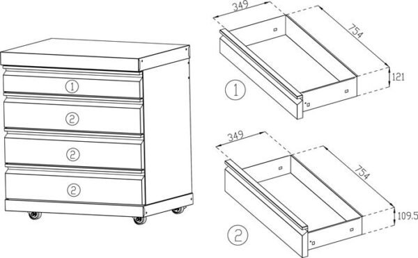 black-collection-module-with-4-drawers-3 Predalni modul za zunanjo kuhinjo