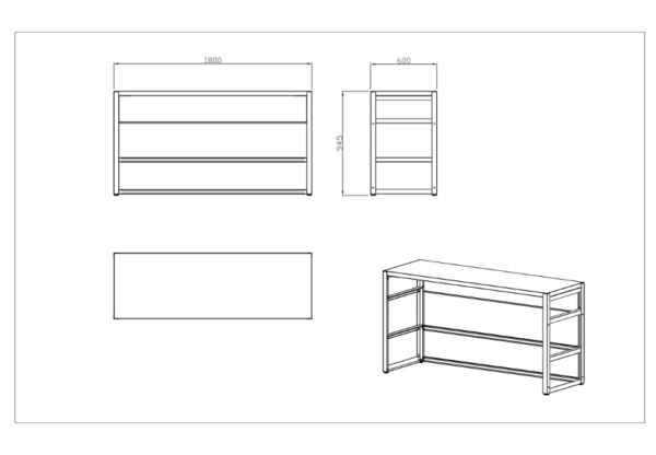 nordic-line-bar-module-180-cm-2 Nordic Line barski modul 180 cm modularna rešitev