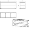 nordic-line-base-module-180-cm-3-modules-black-3 Nordic Line osnovni modul 180 cm desni pogled