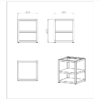 nordic-line-base-module-60-cm-1-module-black Nordic Line osnovni modul 60 cm produktni prikaz