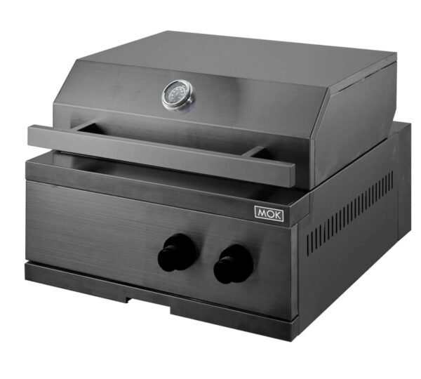 nordic-line-integrated-gas-grill-2-burners-black-2 Nordic Line plinski žar z 2 gorilnikoma zgornji pogled