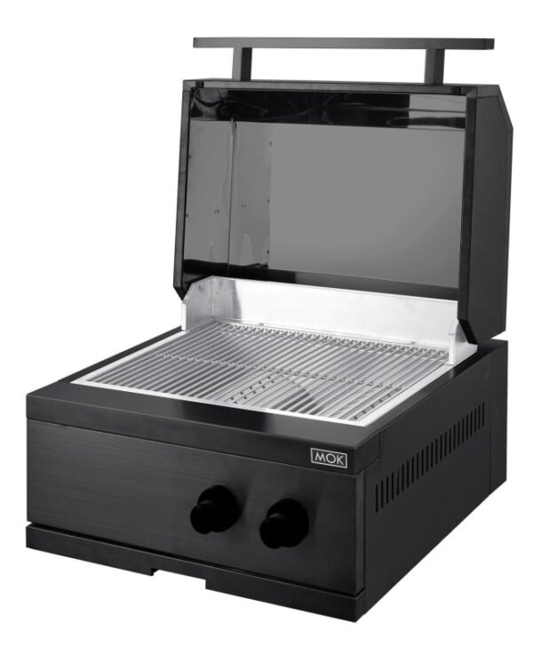nordic-line-integrated-gas-grill-2-burners-black-3 Nordic Line plinski žar z 2 gorilnikoma odprta rešetka