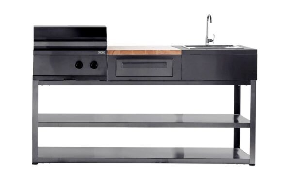 nordic-line-integrated-sink-module-black-3 Nordic Line modul s koritom detajl robov