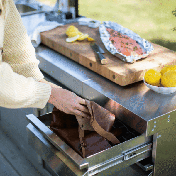 INOX Collection-4417-5 Predalni modul za zunanjo kuhinjo