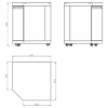 Modularni kotni element INOX