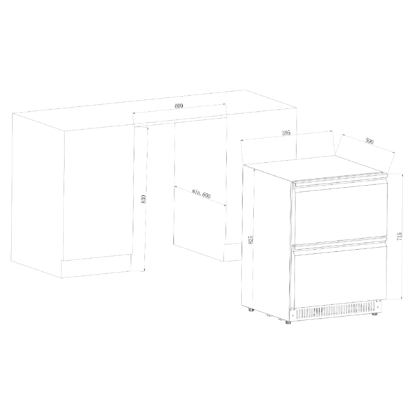 vinska vitrina CAVIN SY-51D (11) Zunanji hladilnik CAVIN SY-51D