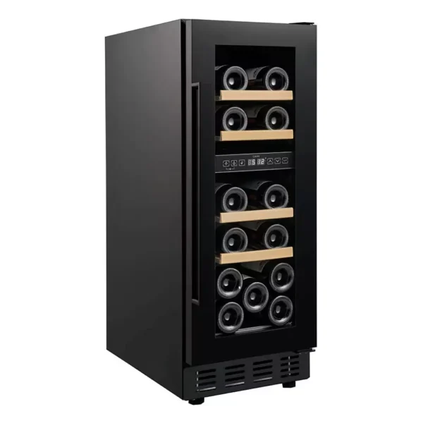 Sprednji pogled vinske vitrine Cavin ACD30FGB