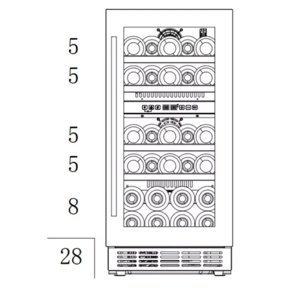 CAVIN ACD40FGB celoten pogled