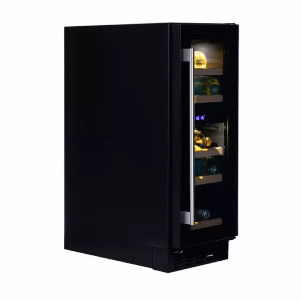 Vinska vitrina DUNAVOX DAUF-17.58DB lesene police