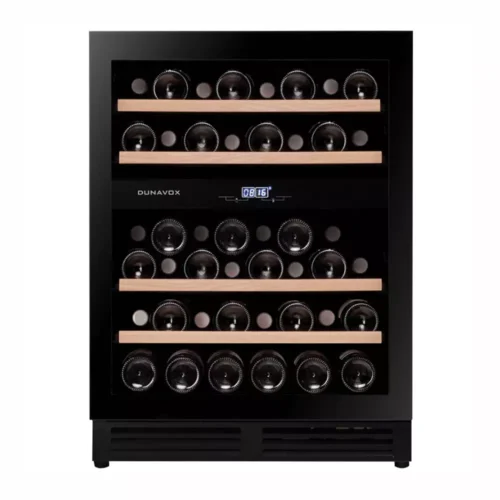 Vinska vitrina DUNAVOX DAUF-45.125DB.TO vgradna vinska vitrina z dvema conama