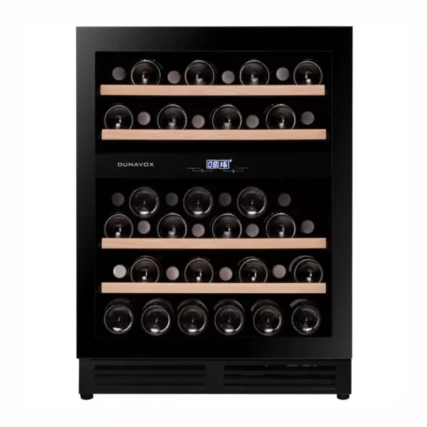 Vinska vitrina DUNAVOX DAUF-45.125DB.TO vgradna vinska vitrina z dvema conama