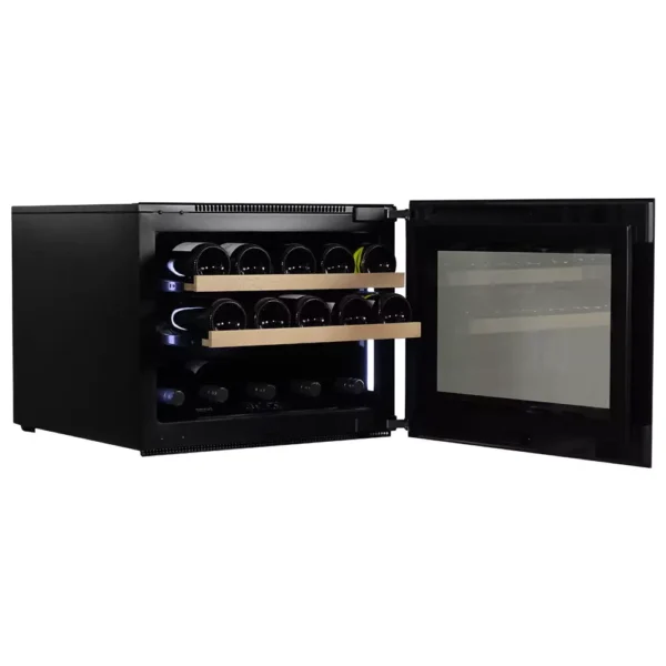 Vinska vitrina DUNAVOX DVH-19.50B.TO – LED osvetlitev notranjosti