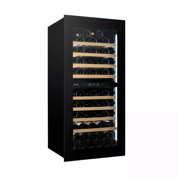 Vinska vitrina DUNAVOX DVH-70.185DB – notranjost vinske vitrine