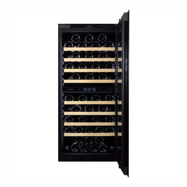 Vinska vitrina DUNAVOX DVH-70.185DB – LED osvetlitev notranjosti