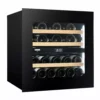 Notranjost vinske vitrine Dunavox DVN-25.65DB.TO z lesenimi policami