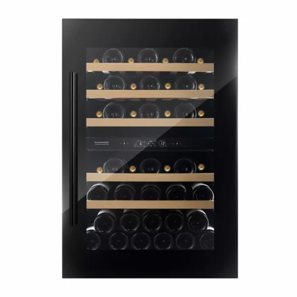Vinska vitrina DUNAVOX DVS-44.120DB vgradna vinska vitrina z dvema conama