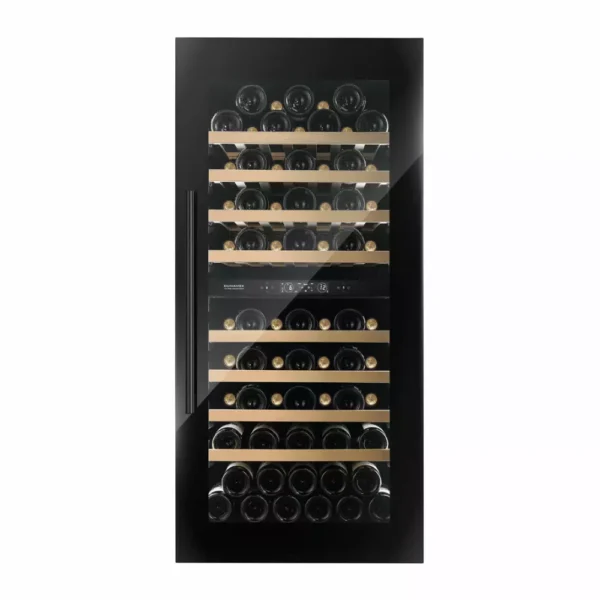 Vinska vitrina DUNAVOX DVS-70.185DB vgradna vinska vitrina z dvema conama
