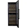 Vinska vitrina DUNAVOX DX-108.330DB sprednji pogled