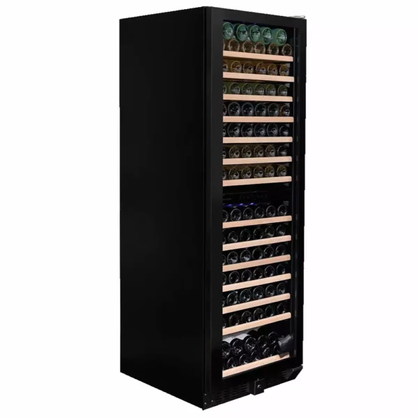 Vinska vitrina DUNAVOX DX-166.428DBK – LED osvetlitev notranjosti