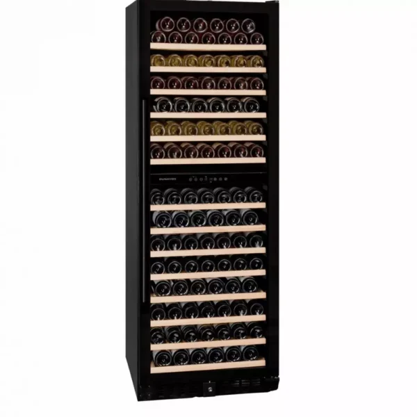 Vinska vitrina DUNAVOX DX-181.490DBK – notranjost vinske vitrine