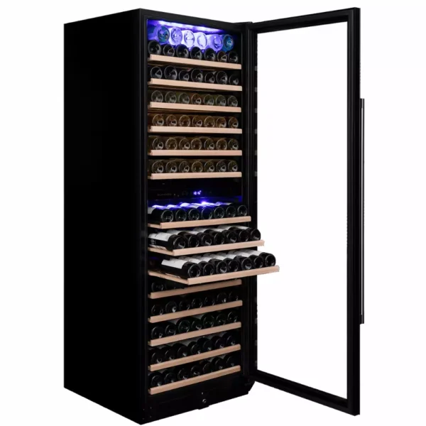 Vinska vitrina DUNAVOX DX-181.490DBK – upravljalna plošča