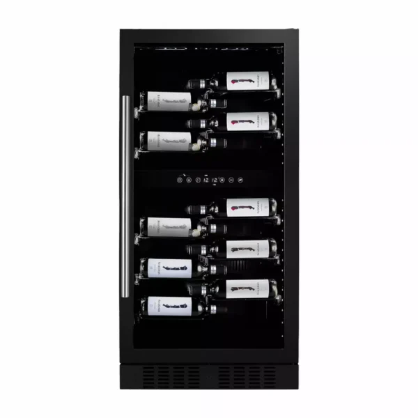 Vinska vitrina DUNAVOX DX-58.258DB vgradna vinska vitrina z dvema conama
