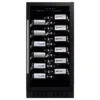 Vinska vitrina DUNAVOX DX-70.258DB vgradna vinska vitrina z dvema conama
