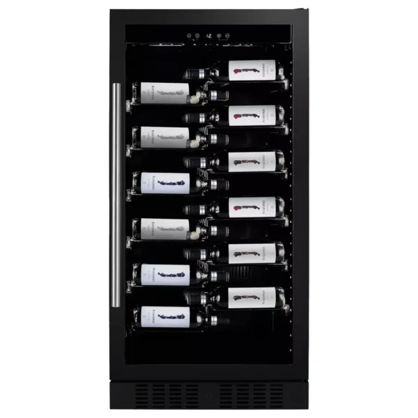 Vinska vitrina DUNAVOX DX-70.258DB vgradna vinska vitrina z dvema conama