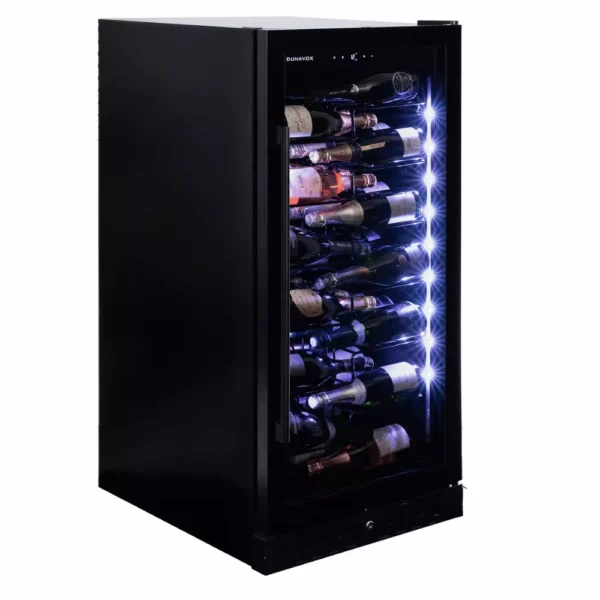 Vinska vitrina DUNAVOX DX-70.258DB LED osvetlitev