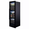 Vinska vitrina DUNAVOX DX-89.246TB – stranski pogled na vinsko vitrino