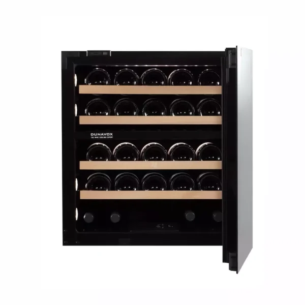 Razporeditev steklenic v vinski vitrini Dunavox DXB-26.69DB