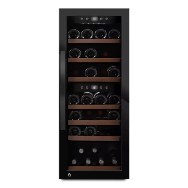 Vinska vitrina mQuvee SW-38B črna vinska vitrina