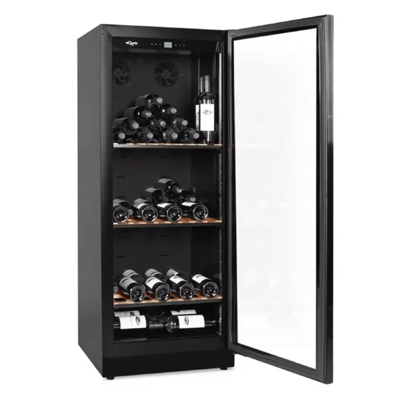 Vinska vitrina mQuvee VCB100SS GLASS velika kapaciteta