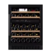 Vinska vitrina mQuvee WCD60AB-700 vgradna vinska vitrina z dvema conama