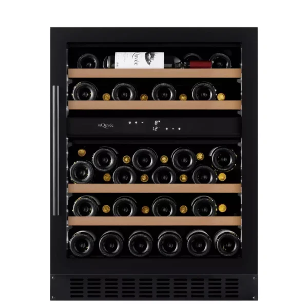 Vinska vitrina mQuvee WCD60AB-700 vgradna vinska vitrina z dvema conama