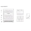 Vinska vitrina mQuvee WCD60AB-700 razporeditev vinskih steklenic