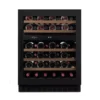 Vinska vitrina mQuvee WCD60AB-780 vgradna vinska vitrina z dvema conama