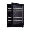 Vinska vitrina mQuvee WCD60FGBP-700 full glass black vrata