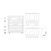 Vinska vitrina mQuvee WKED25FGBP Full Glass Black dizajn