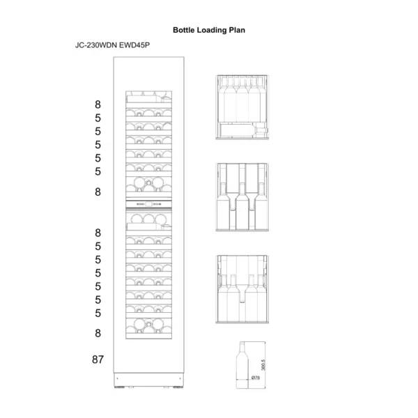 mQuvée EWD45PRP osvetlitev